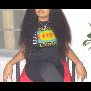 Children's cotton T-shirt with Gucci logo